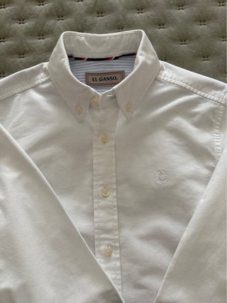 Camisa Oxford niño blanca Talla 10. El Ganso