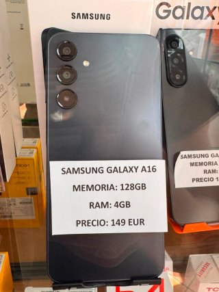 Samsung Galaxy A16 128GB 4GB RAM Gris