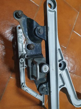Subchasis Honda Transalp y candado