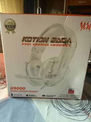 Cascos Gaming Blancos