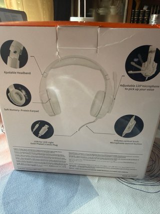 Cascos Gaming Blancos