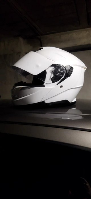 Casco Shiro Modular Blanco Talla S Nuevo