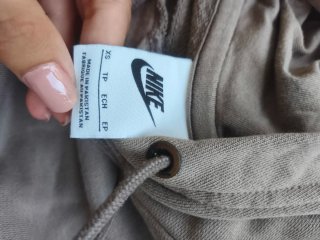 Sudadera Nike Capucha Marrón Claro Talla XS/S