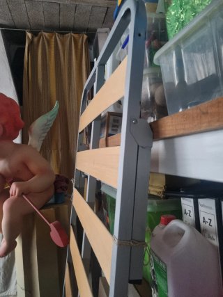 Cama tipo sofá metálica 90cm