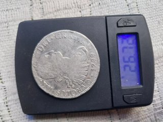 Moneda Antigua Carlos III 1799 Plata