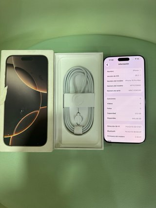 iPhone 16 Pro Max 512GB Dorado