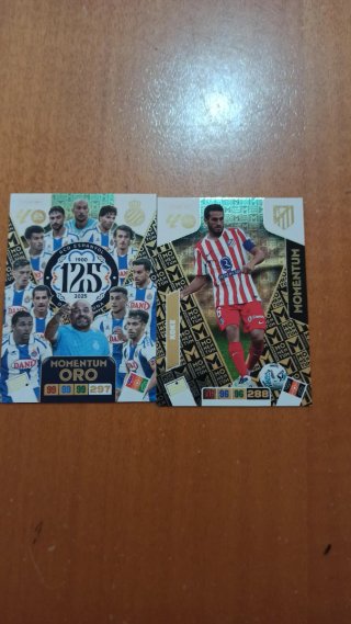 Cromos fútbol RCD Espanyol y Koke