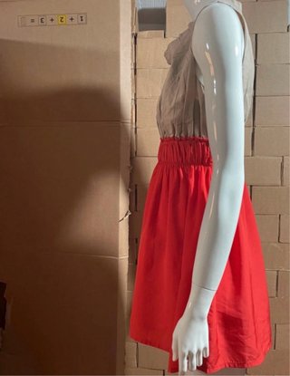 Vestido Monoprix Colorblock Talla M