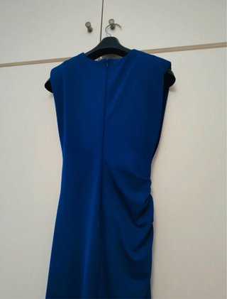 Vestido invitada azul ajustado nuevo