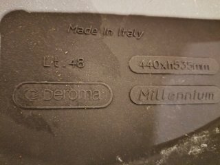 Maceta Deroma Millennium 48L Antracita
