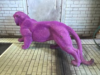 Figura Motu Pantera Morada con Armadura