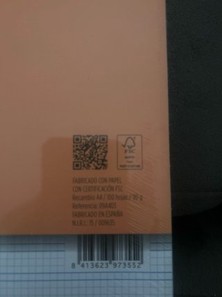 Recambio 100 hojas Lamela Pro Multiasignatura