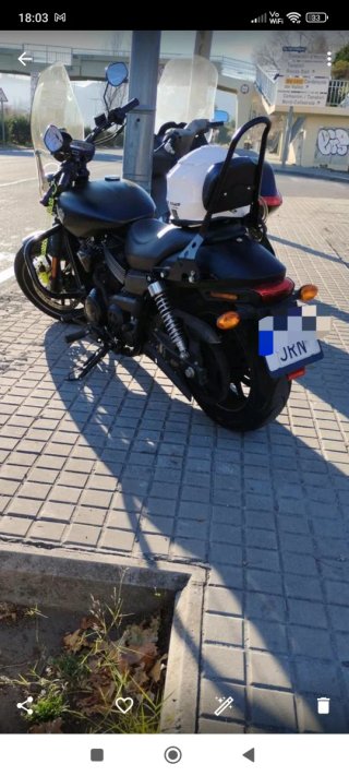 Harley Davidson Street 750 2016 Negra