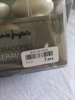 Tiradores de cerámica con dibujo de pez