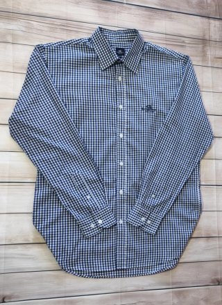 Camisa Manga Larga Polo Club Cuadros Azul Blanco
