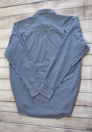 Camisa Manga Larga Polo Club Cuadros Azul Blanco