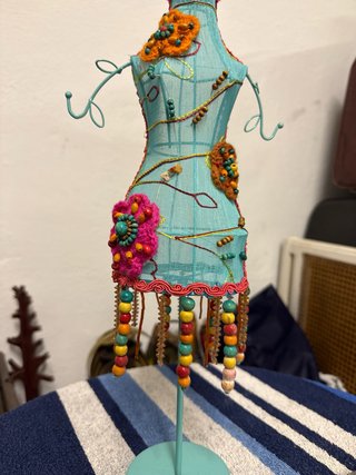 Maniquí Joyero Busto Decorado
