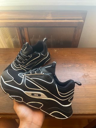 Zapatillas Dior B22 Negras y Blancas