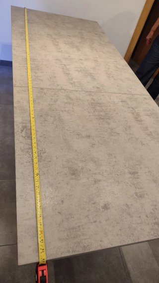 Mesa comedor extensible estilo industrial