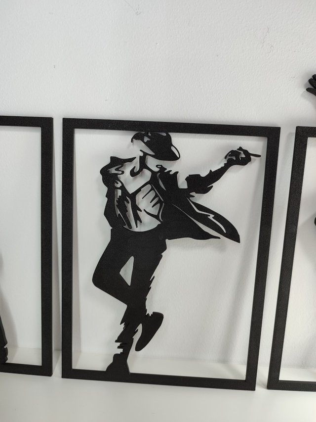 Set 3 Quadretti Michael Jackson