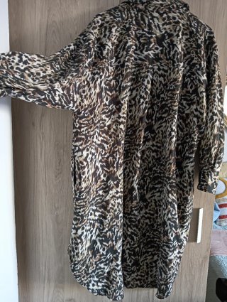 Vestido Zara estampado animal print