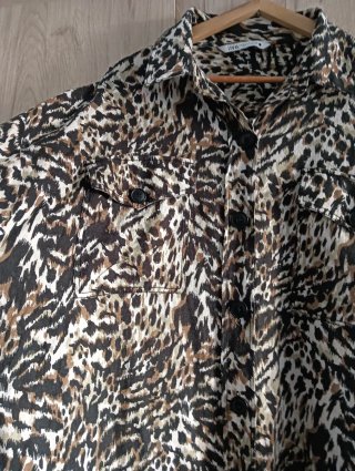 Vestido Zara estampado animal print