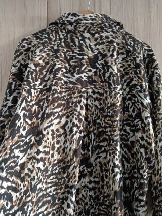 Vestido Zara estampado animal print
