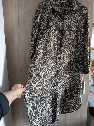 Vestido Zara estampado animal print