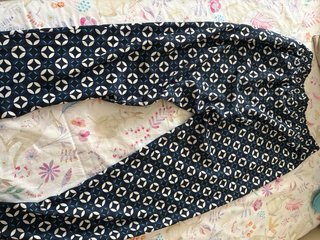 Pantalón fino estampado verano