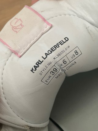Zapatillas Karl Lagerfeld Blancas y Rosas