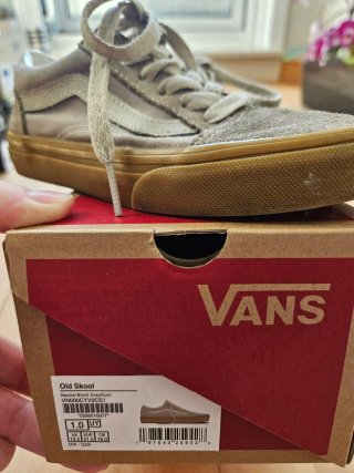 Tenis Vans Old Skool Niñ@ Talla 31.5 Beige