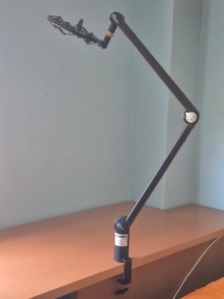 Micrófono Blue Yeti Negro + Brazo + Anti-vibración