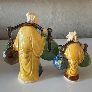 Figuras cerámica antigua China sabios