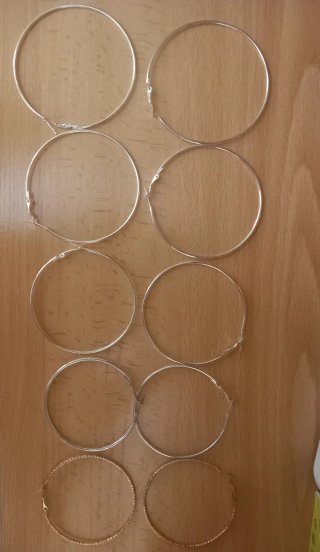 Pendientes Aro Dorados y Plateados