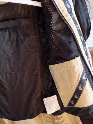 Chaqueta Bering Moto Mujer Beige