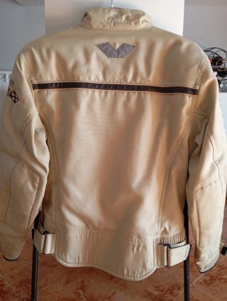 Chaqueta Bering Moto Mujer Beige