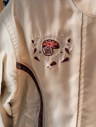 Chaqueta Bering Moto Mujer Beige