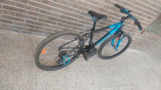 Bicicleta Rockrider 24" Azul Poco Uso