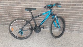 Bicicleta Rockrider 24" Azul Poco Uso