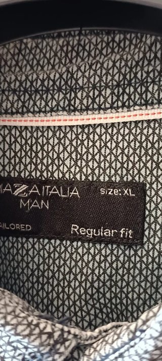 2 Camicie Uomo Nere/Grigie