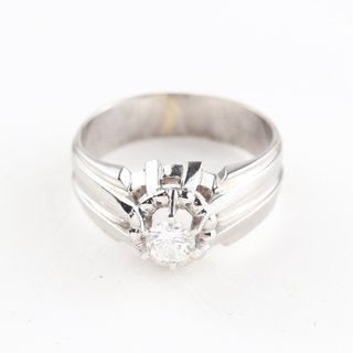 Anillo Caballero Oro 18K Diamante 0.60 cts