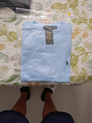 Camiseta Polo Ralph Lauren Azul celeste Talla L