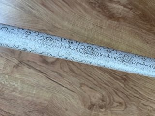 Vinilo Adhesivo Decorativo Blanco Estampado