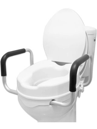 Elevador WC Adulto con Reposabrazos y Tapa