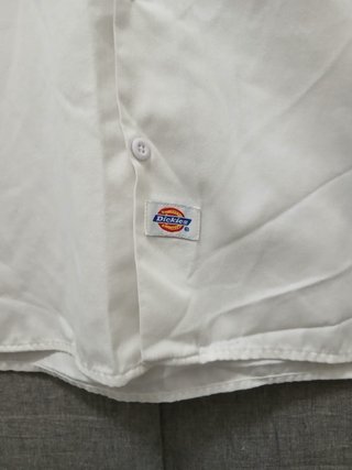 dickies shirt size M white