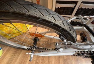 Bicicleta infantil blanca