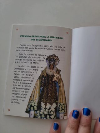 Libro El Escapulario de Nuestra Señora del Carmen