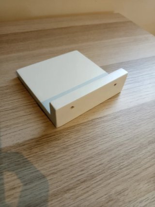Mini estante de pared blanco