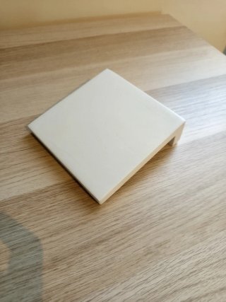 Mini estante de pared blanco