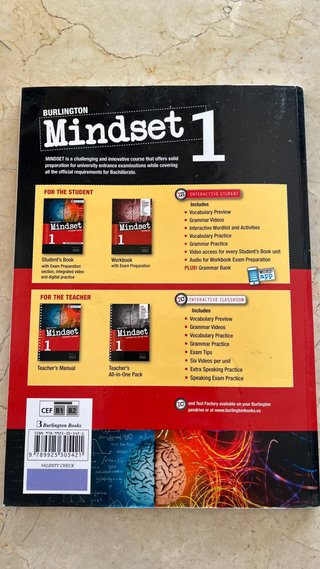Mindset 1 Bachillerato. Students's book